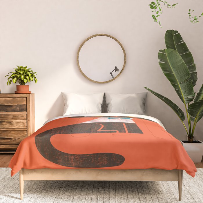 Fitz - Preppy cat Comforter Gallery Image 3