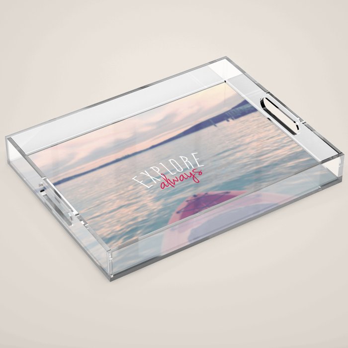 Go Explore Acrylic Tray Gallery Image 1