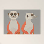 Whimsy Meerkats Welcome Mat Gallery Image 1