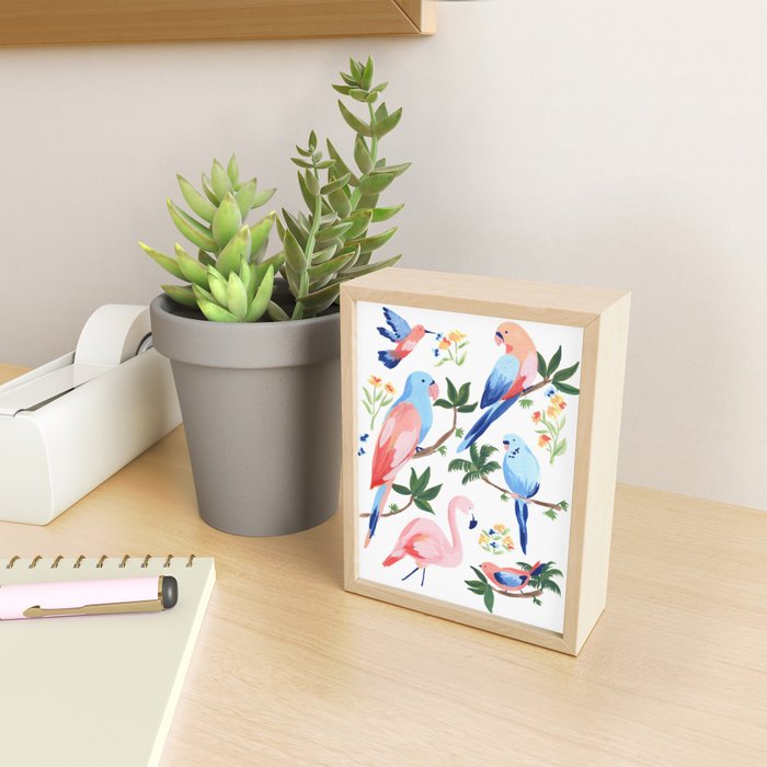 Jungle Birds II Mini Art Print Gallery Image 2