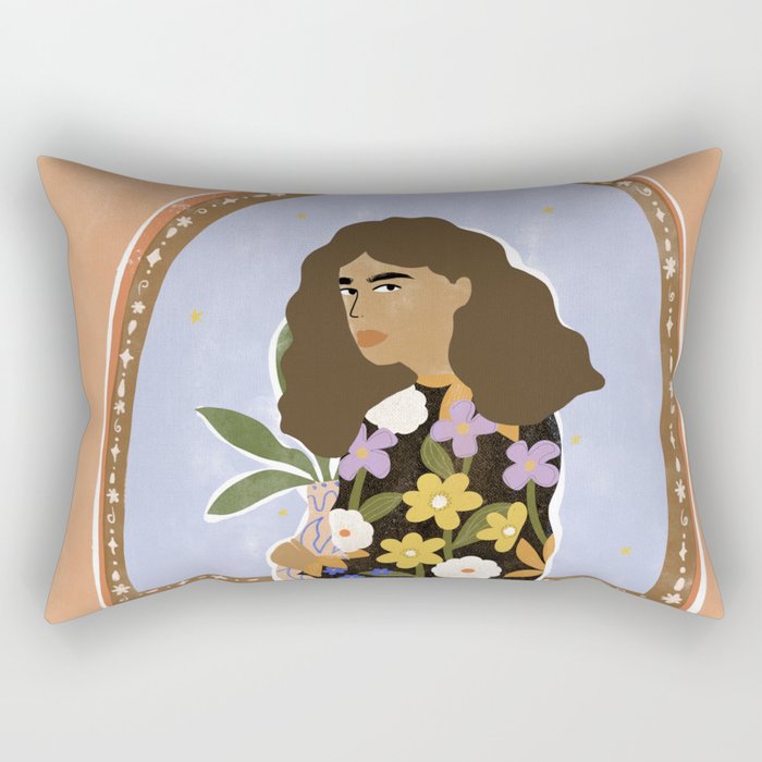 Window To The Soul Rectangular Pillow Gallery Image 1