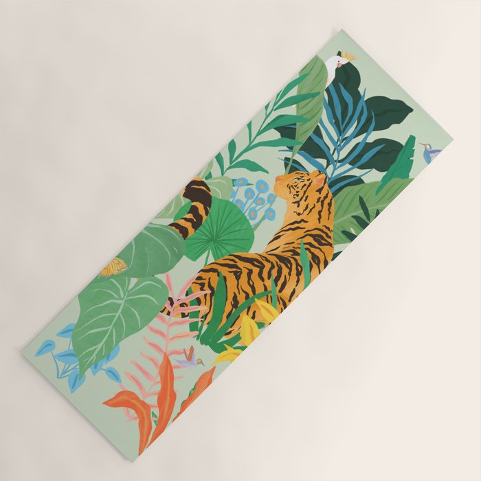 Tiger in Jungle  Yoga Mat Gallery Image 1