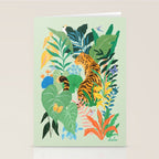 Tiger in Jungle  Stationery Card Gallery Image 2