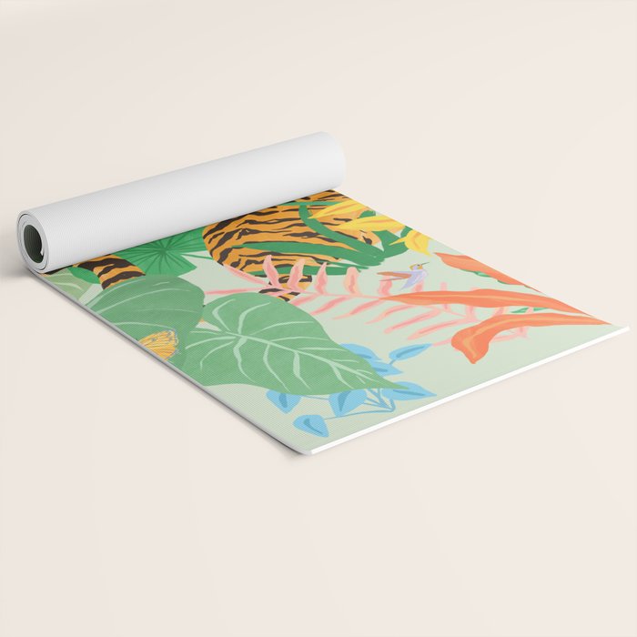 Tiger in Jungle  Yoga Mat Gallery Image 2