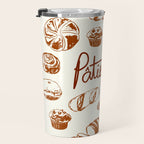 Vintage French Patisserie Bread Bakery Illustration Travel Mug Gallery Image 3