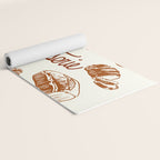 Vintage French Patisserie Bread Bakery Illustration Yoga Mat Gallery Image 2