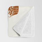 Vintage French Patisserie Bread Bakery Illustration Throw Blanket Gallery Image 3