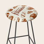 Vintage French Patisserie Bread Bakery Illustration Stool Gallery Image 2