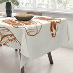 Vintage French Patisserie Bread Bakery Illustration Tablecloth Gallery Image 3