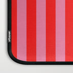 bougie pink red stripe Laptop Sleeve Gallery Image 3