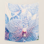 Abstract Orchid Flower Wall Tapestry Gallery Image 4
