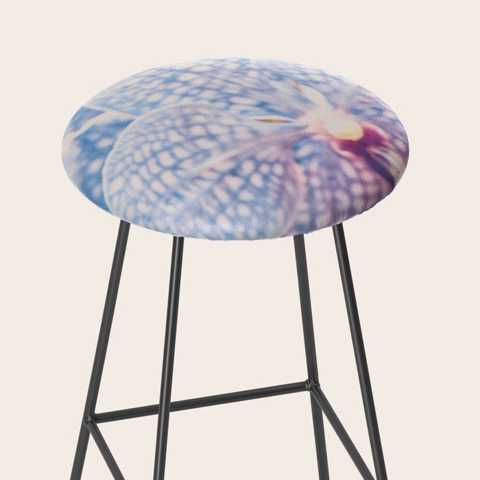Abstract Orchid Flower Stool Gallery Image 2