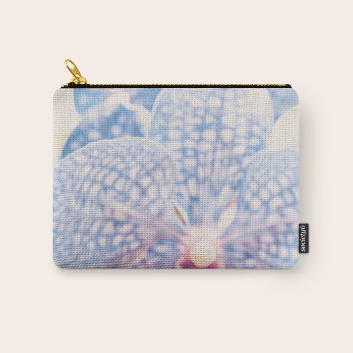 Abstract Orchid Flower Carry All Pouch Gallery Image 1