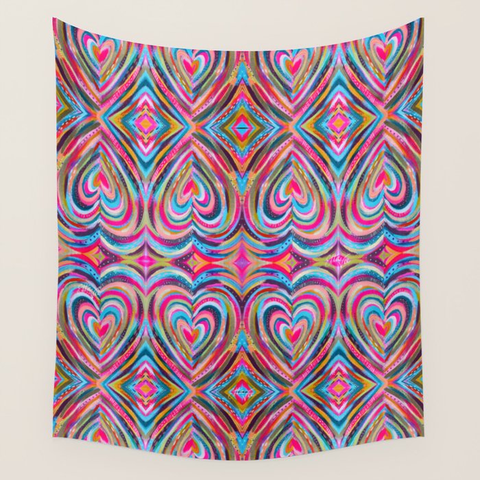 EttaVee Radiate Love Wall Tapestry