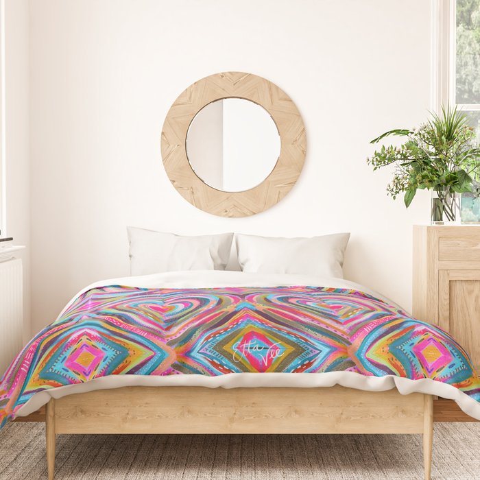 EttaVee Radiate Love Duvet Cover Gallery Image 3