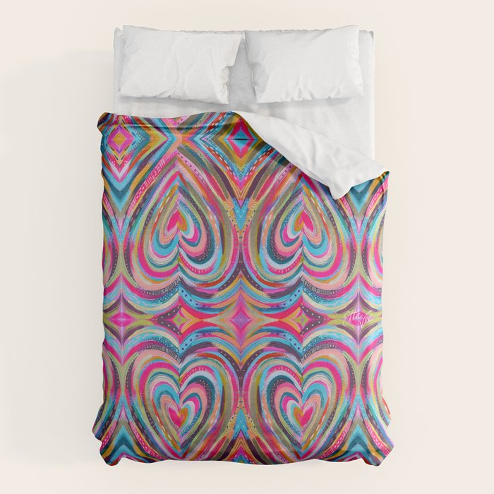 EttaVee Radiate Love Duvet Cover Gallery Image 1