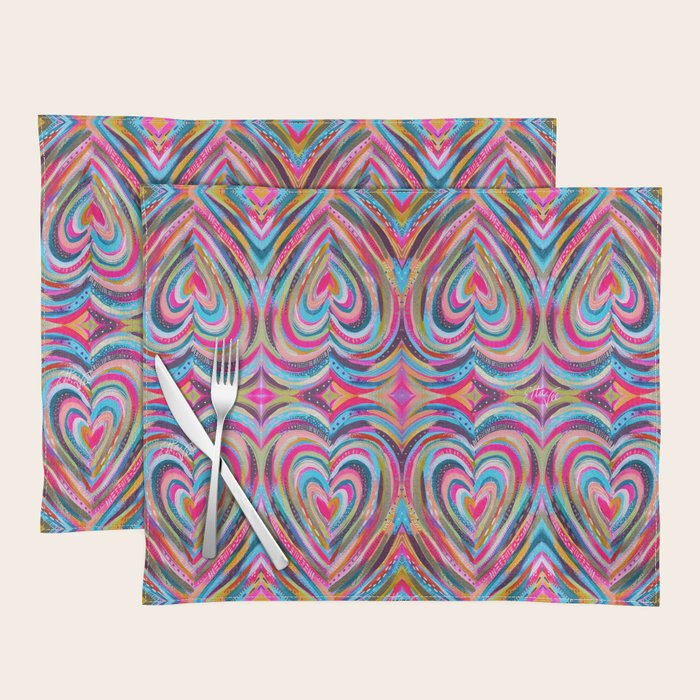 EttaVee Radiate Love Placemat Gallery Image 1