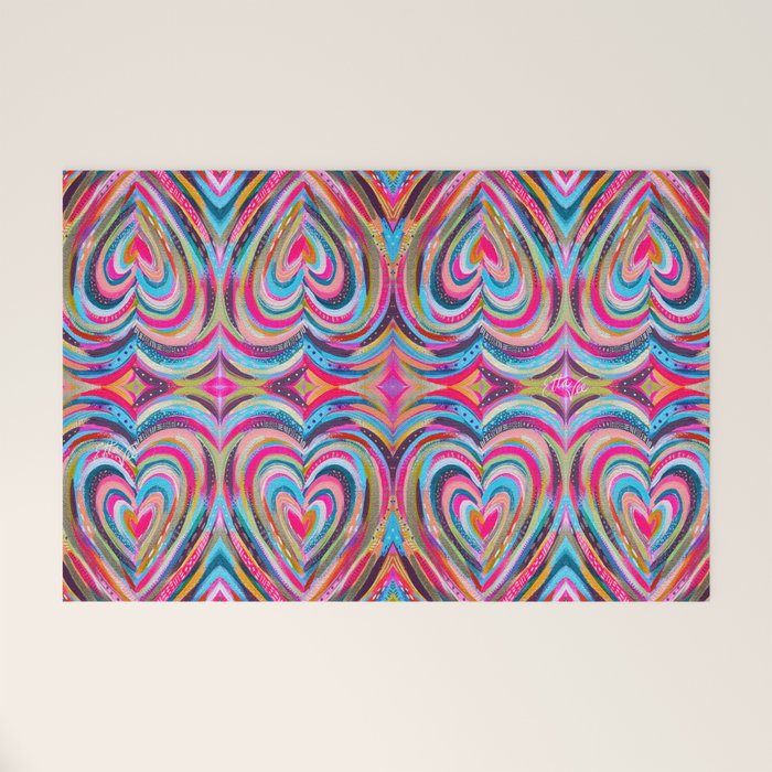 EttaVee Radiate Love Welcome Mat
