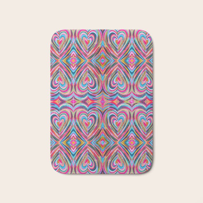 EttaVee Radiate Love Bath Mat Gallery Image 1
