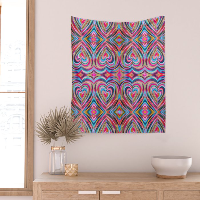 EttaVee Radiate Love Wall Tapestry Gallery Image 2