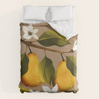 Pears Botanical Art 2 Duvet Cover Gallery Image 6