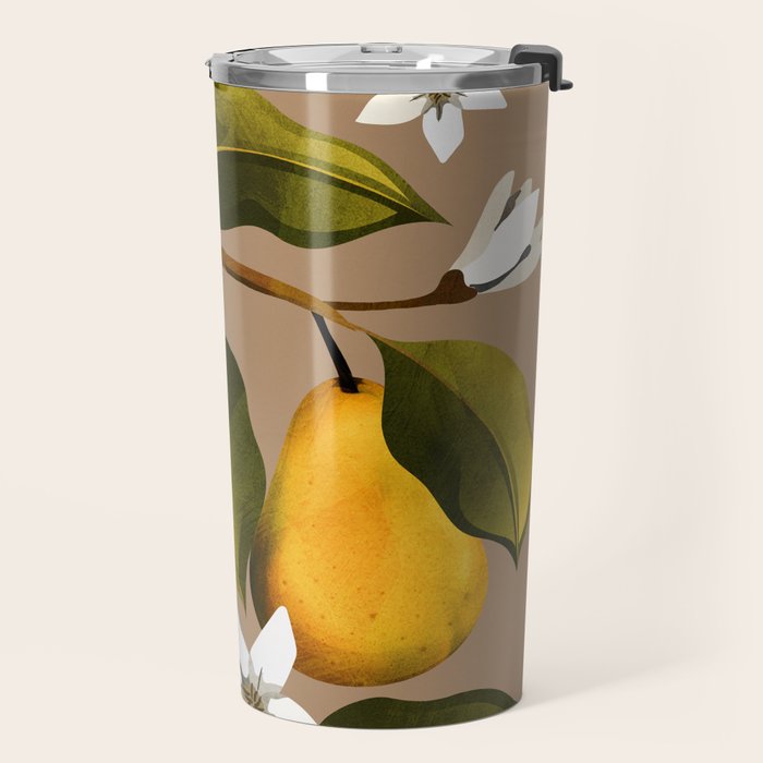 Pears Botanical Art 2 Travel Mug Gallery Image 2
