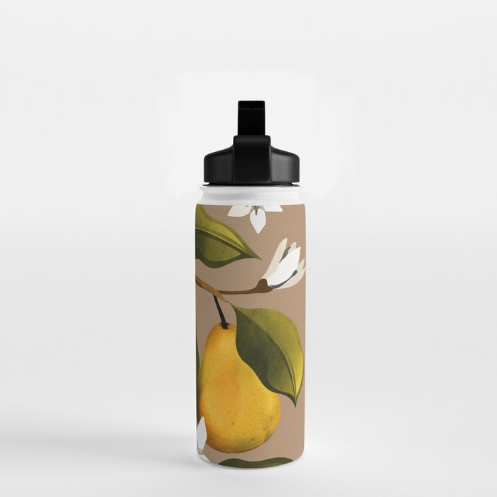 Pears Botanical Art 2 Water Bottle Gallery Image 2
