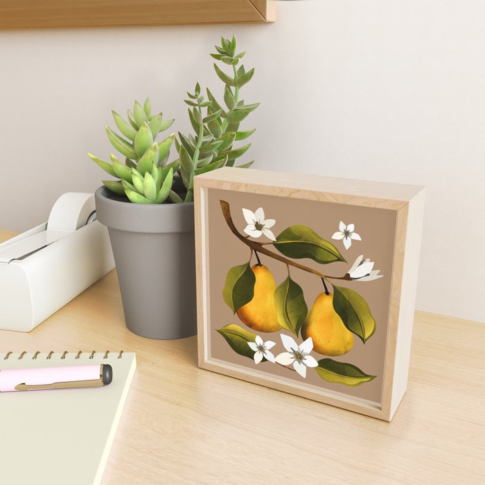Pears Botanical Art 2 Mini Art Print Gallery Image 2