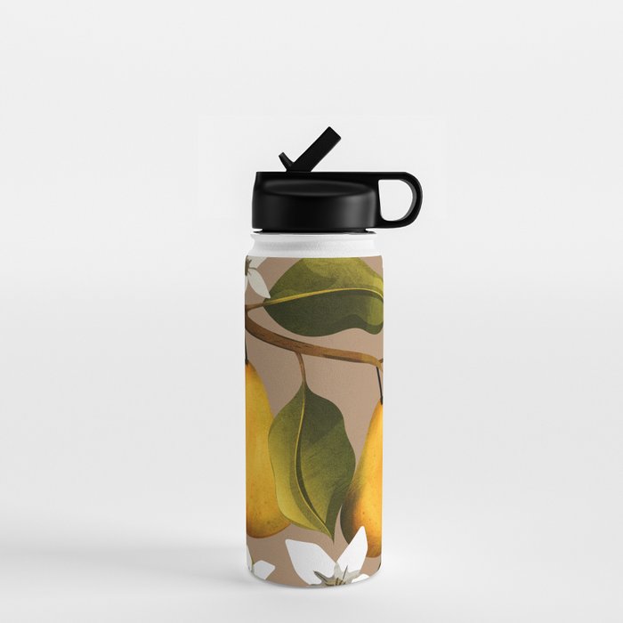 Pears Botanical Art 2 Water Bottle Gallery Image 1