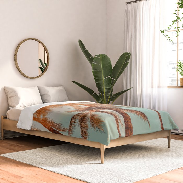 Surfrider palms - sundown Comforter Gallery Image 2