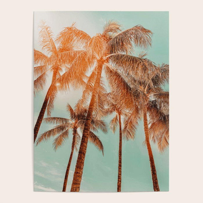 Surfrider palms - sundown Poster Gallery Image 4