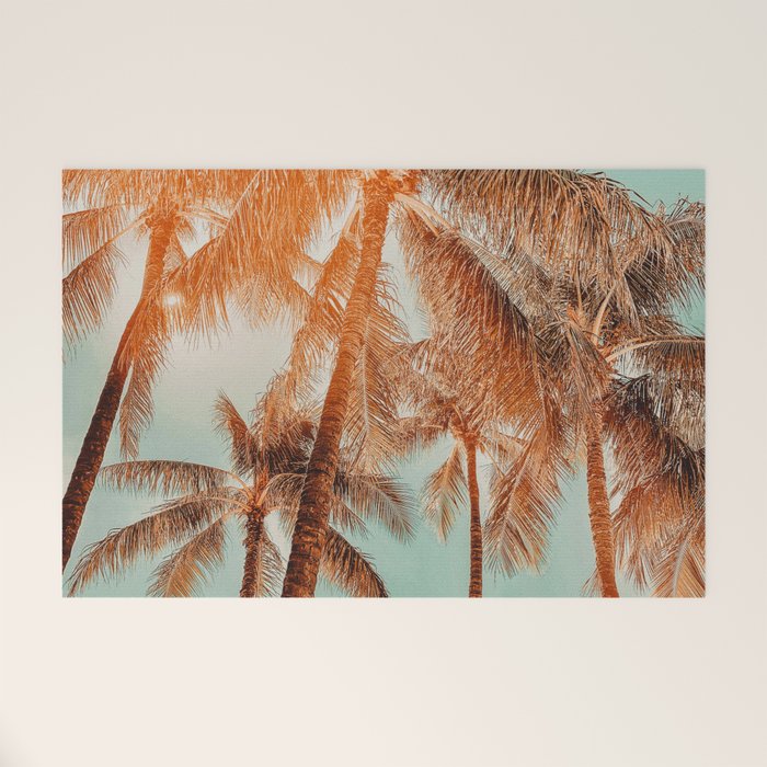 Surfrider palms - sundown Welcome Mat Gallery Image 1