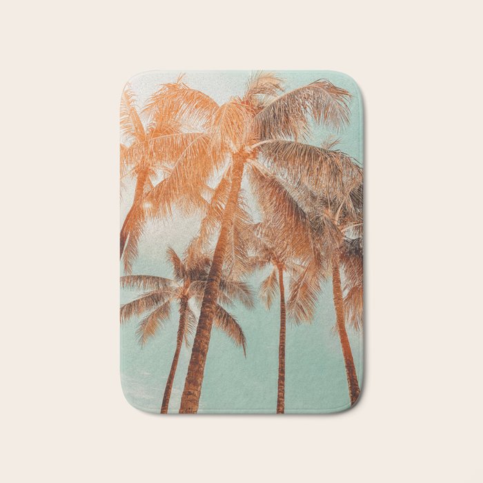 Surfrider palms - sundown Bath Mat Gallery Image 1