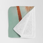 Surfrider palms - sundown Throw Blanket Gallery Image 3