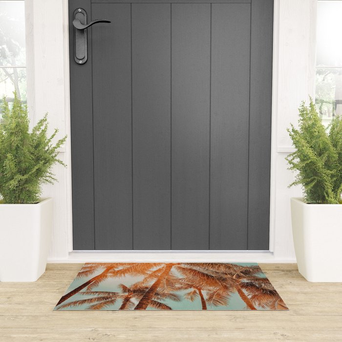 Surfrider palms - sundown Welcome Mat Gallery Image 3