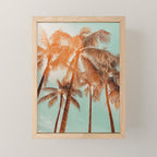 Surfrider palms - sundown Mini Art Print Gallery Image 1