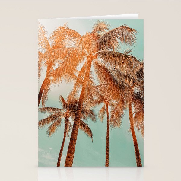 Surfrider palms - sundown Stationery Card Gallery Image 2