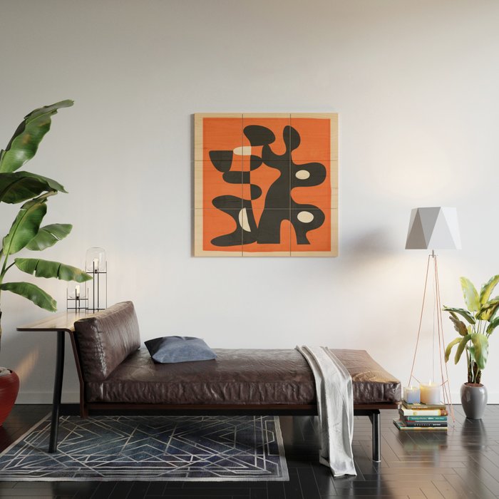 Modern Abstract Art Motion 2 Wood Wall Art Gallery Image 2