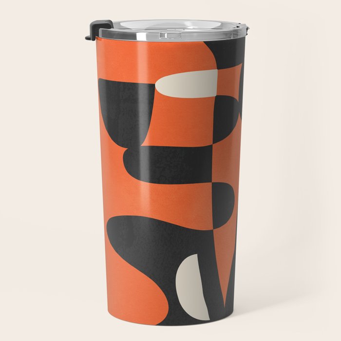 Modern Abstract Art Motion 2 Travel Mug Gallery Image 3