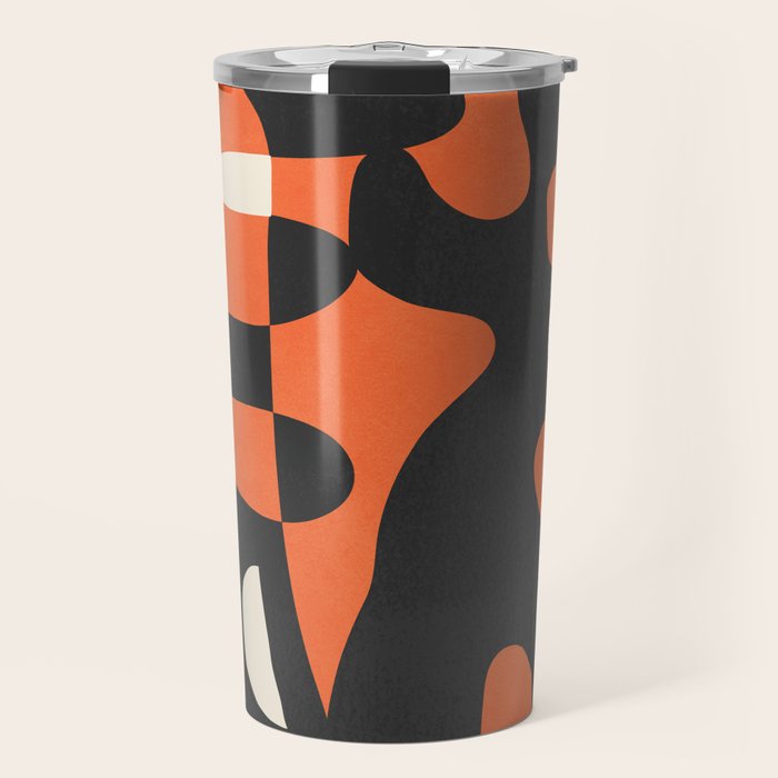 Modern Abstract Art Motion 2 Travel Mug Gallery Image 1