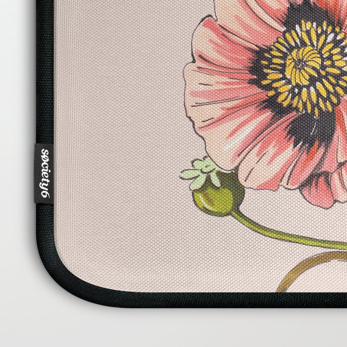 Pink Shirley Poppies  Laptop Sleeve Gallery Image 3