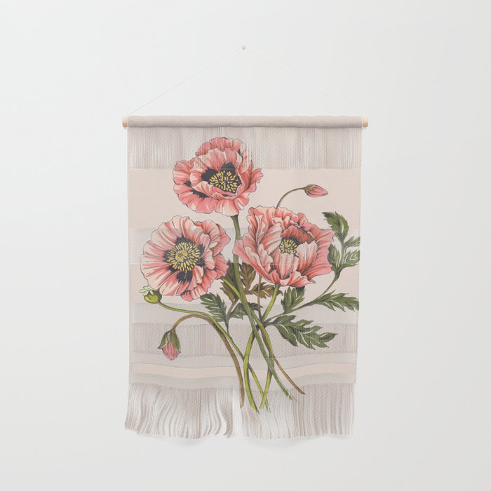 Pink Shirley Poppies  Wall Hanging Gallery Image 1