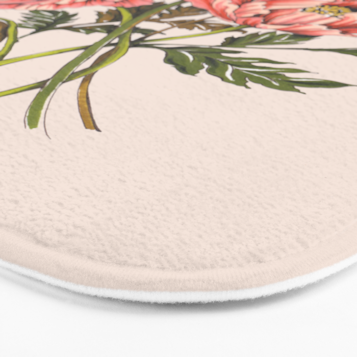 Pink Shirley Poppies  Bath Mat Gallery Image 3