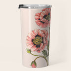 Pink Shirley Poppies  Travel Mug Gallery Image 3