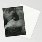 1912, The Kiss, Lovers black and white photography by Anne Brigmann Stationery Card Gallery Image 2