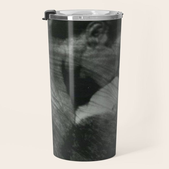 1912, The Kiss, Lovers black and white photography by Anne Brigmann Travel Mug Gallery Image 3