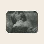 1912, The Kiss, Lovers black and white photography by Anne Brigmann Bath Mat Gallery Image 1