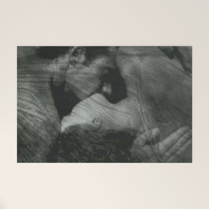 1912, The Kiss, Lovers black and white photography by Anne Brigmann Welcome Mat Gallery Image 1