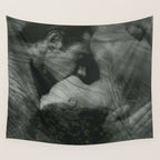 1912, The Kiss, Lovers black and white photography by Anne Brigmann Wall Tapestry Gallery Image 4