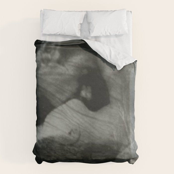 1912, The Kiss, Lovers black and white photography by Anne Brigmann Duvet Cover Gallery Image 6